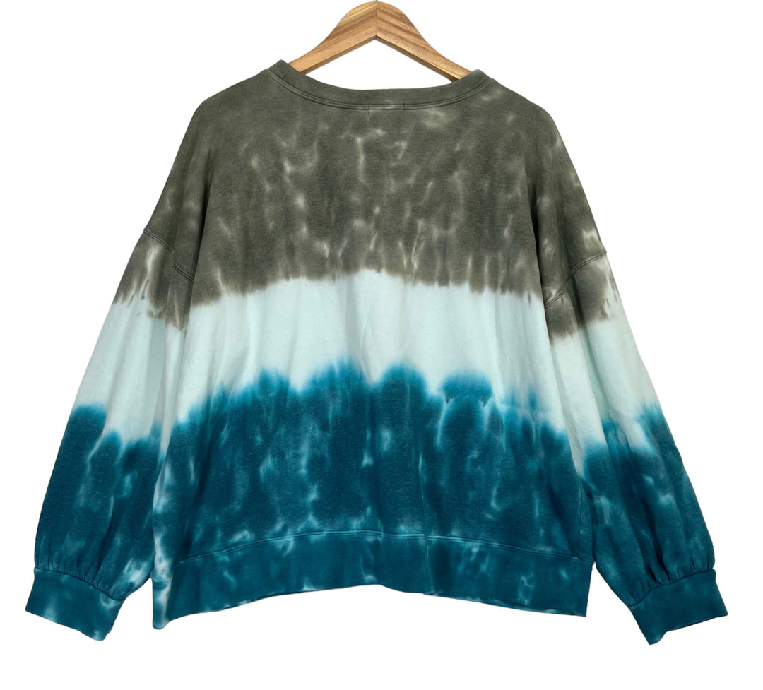 Style & Co. Women's Long Sleeve Round Neck Sweatshirt Multicolor Size XL