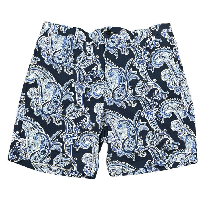 Polo Ralph Lauren Men's Shorts Stretch Straight Fit Navy Pockets Plaid
