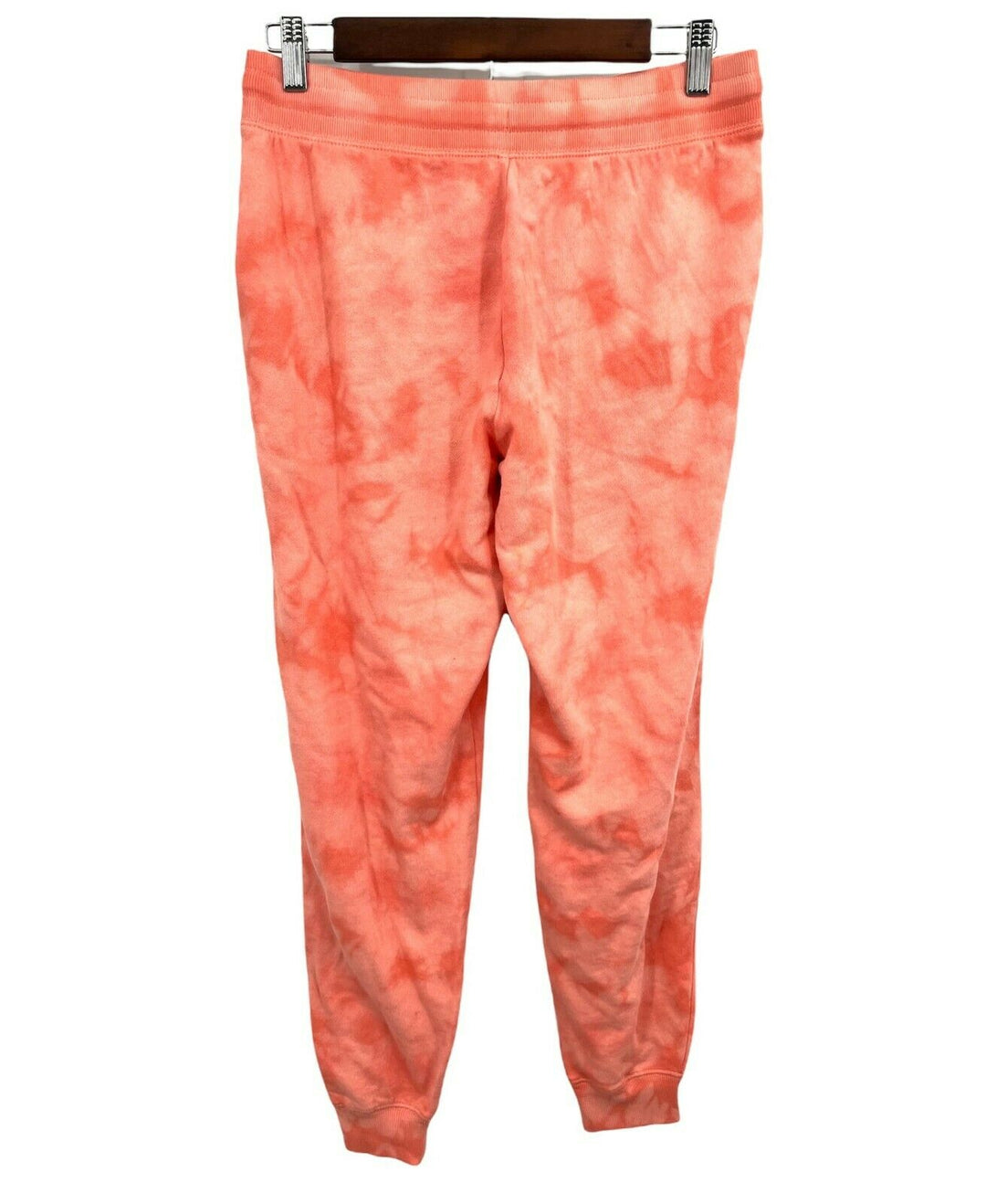 Old Navy Women's Tie-Dye Specially Dyed Sweatpants Orange Elastic Waist