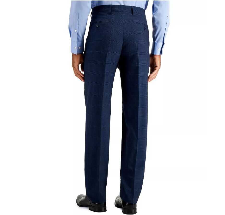 Nautica Men's Modern Fit Pants Blue Pockets Tapered Leg Openings