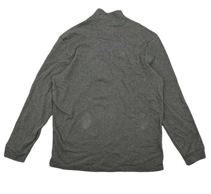 Men's Sweater Long Sleeve Gray Cotton Top