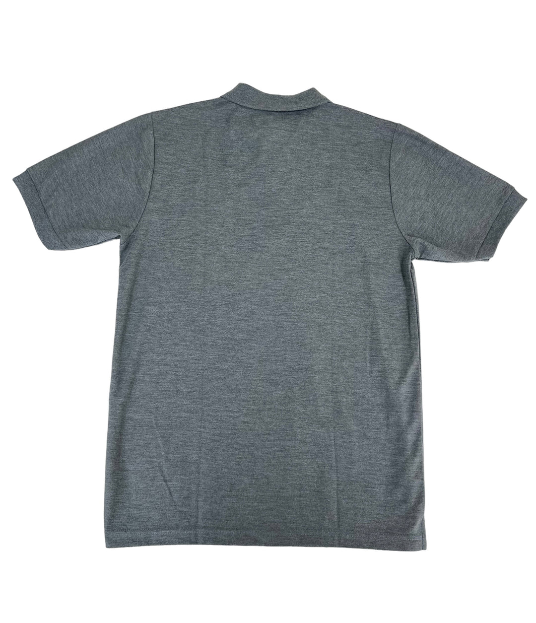 JumpStart Men's Short Sleeve Point Collar Polo Shirt Grey Size M