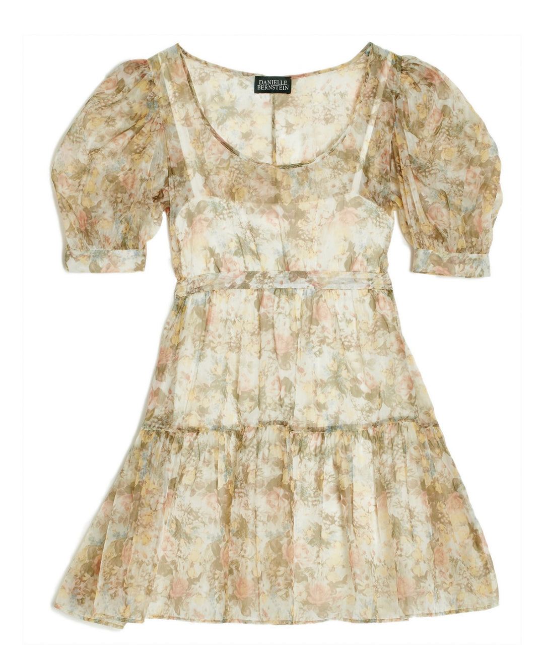 Danielle Bernstein Women's Floral Ruffled Mini Dress Size XS