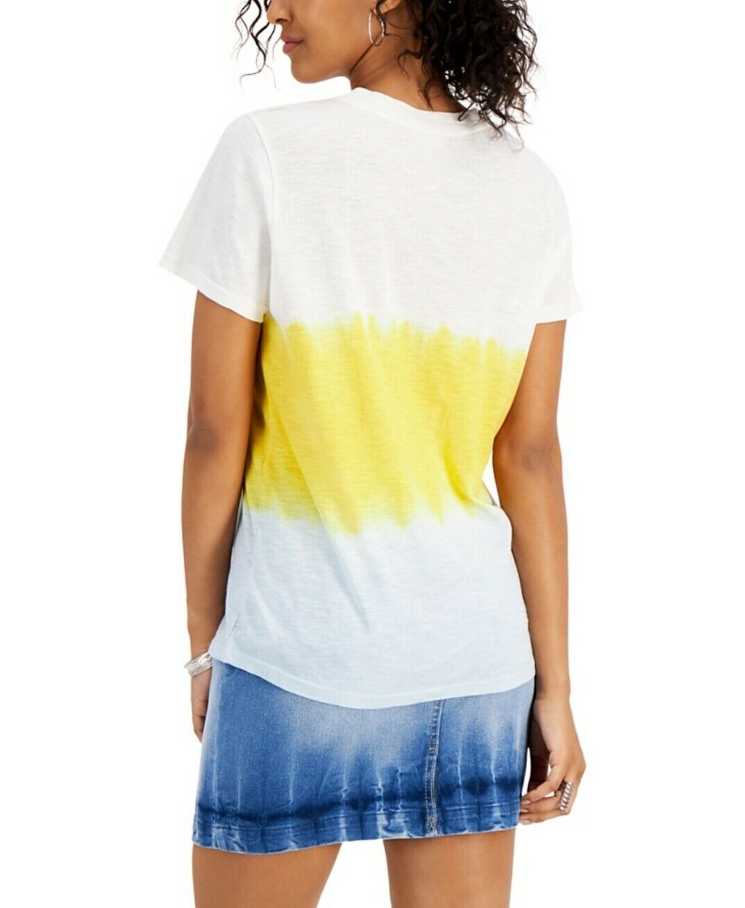 Women's Cotton Dip-Dyed T-Shirt Short Sleeve