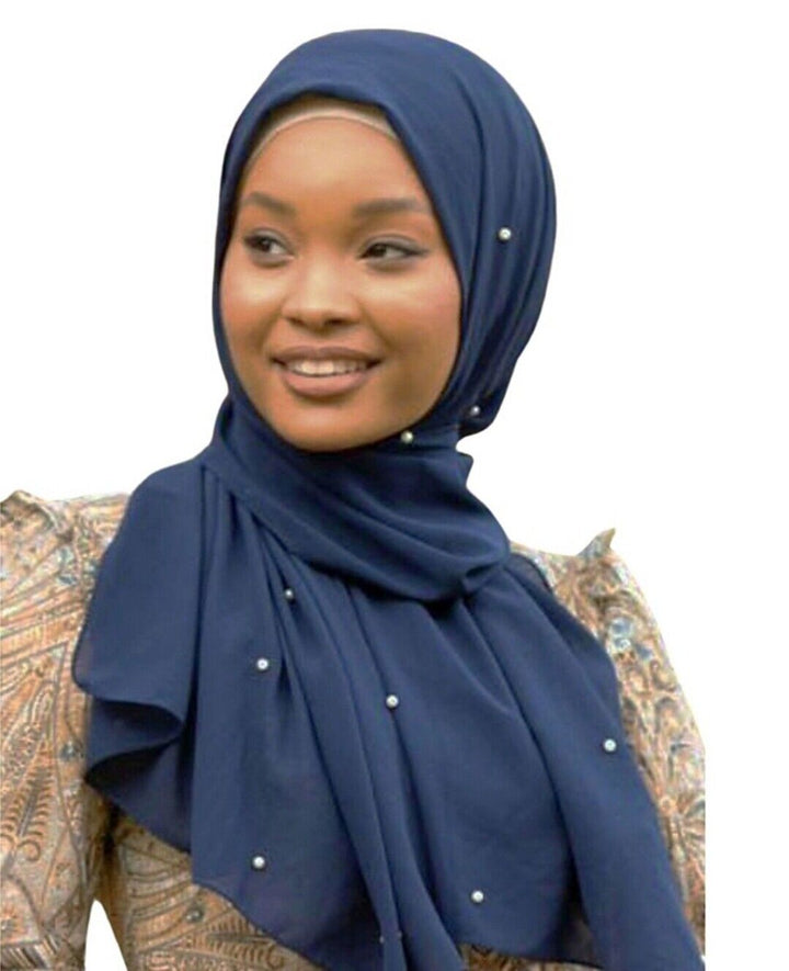 Women's Pearl Chiffon Hijab