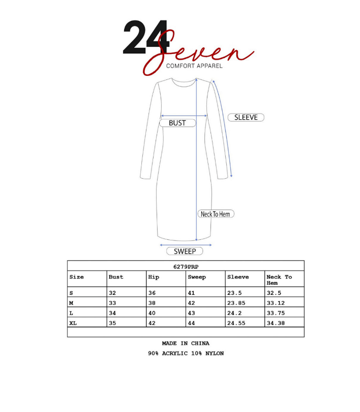 24seven Comfort Apparel Women's Geometric Long Sleeve Floral Shift Dress