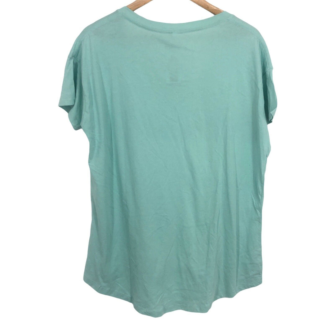 Women's Graphic T-Shirt Mint Green Short Sleeve Chaos Coordinator