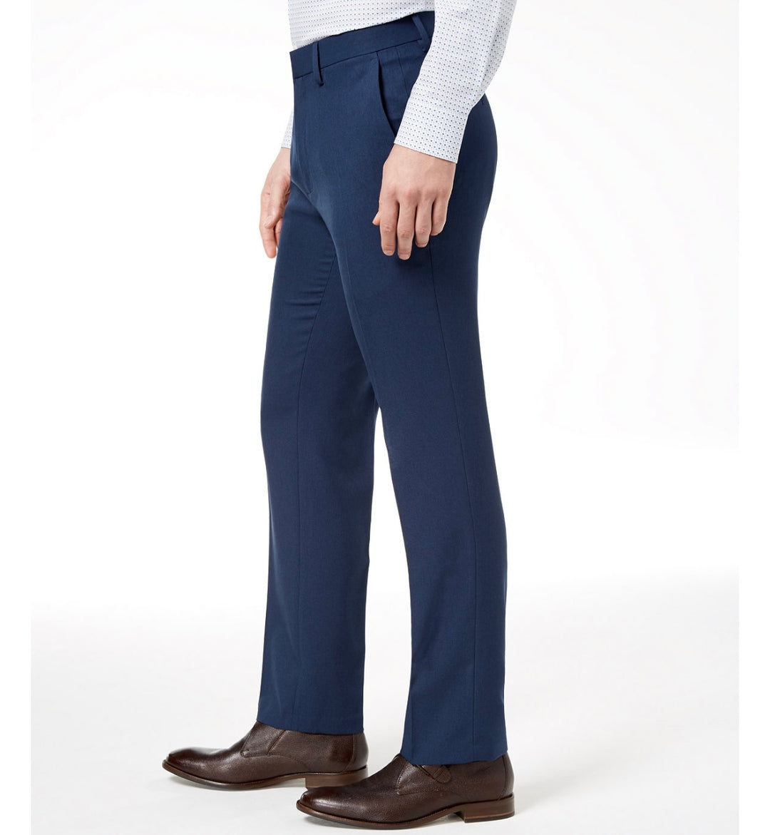 Kenneth Cole Reaction Men's Modern-Fit Micro-Check Dress Pants