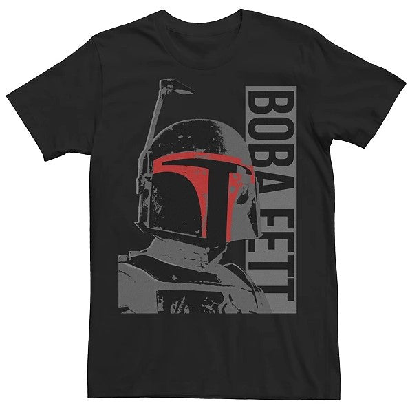 Star Wars Men's Boba Fett Short Sleeve Cotton T-Shirt Black