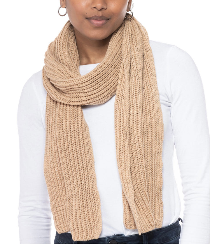 Style & Co. Women's Solid Ribbed Muffler Scarf