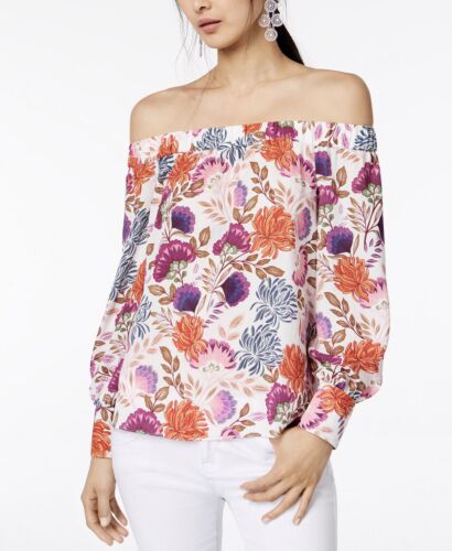 Women's Printed Off-The-Shoulder Top