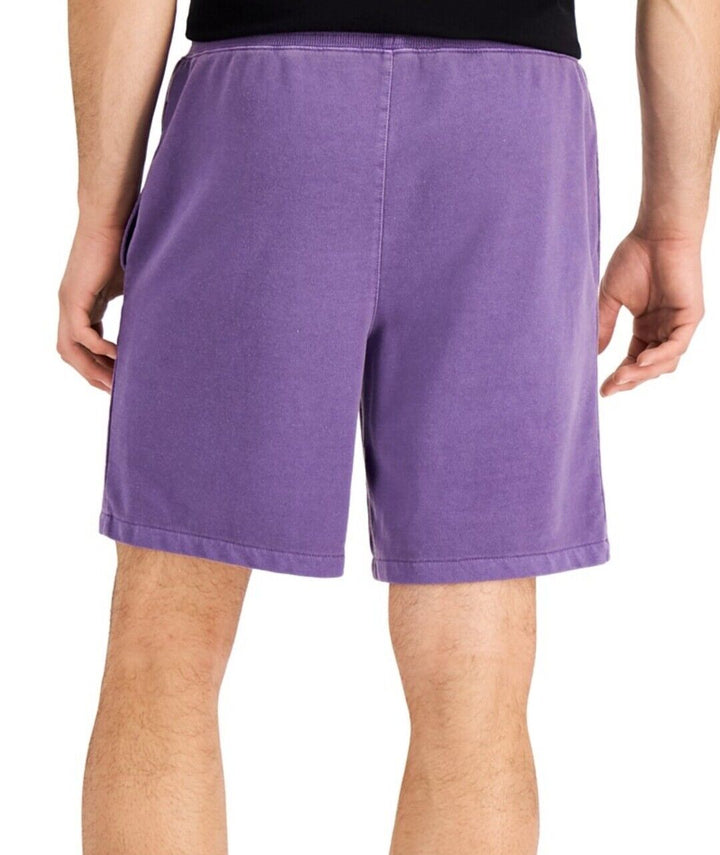 INC International Concepts Men's Regular-Fit Over-Dyed Drawstring Shorts