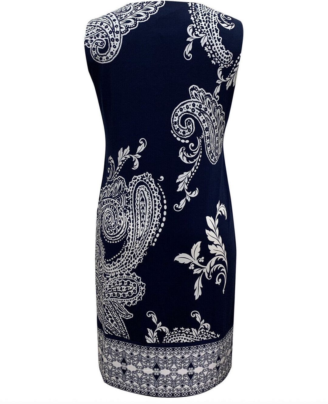 Petite Paisley-Print Sheath Dress